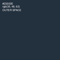 #23303E - Outer Space Color Image